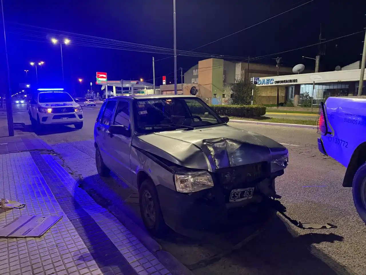 Realizaron un peligroso raid, chocaron, se dieron a la fuga y fueron capturados.