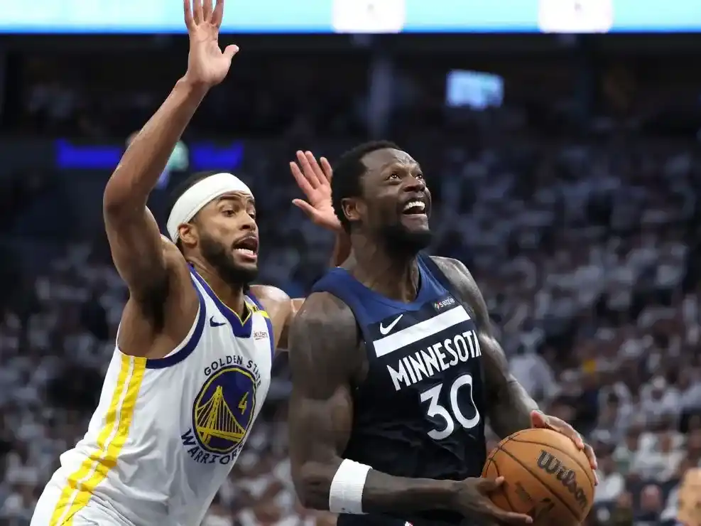 Los Timberwolves eliminaron a Warriors y jugarán la final del Oeste. Foto:AP