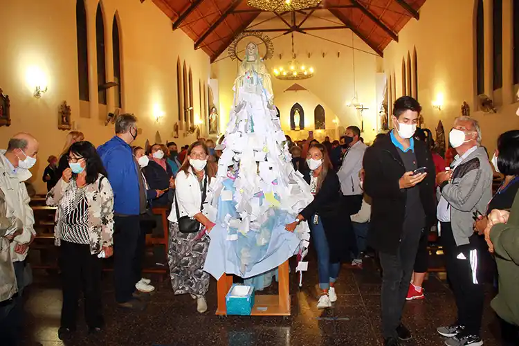 Se celebró la fiesta patronal de la Virgen de Lourdes