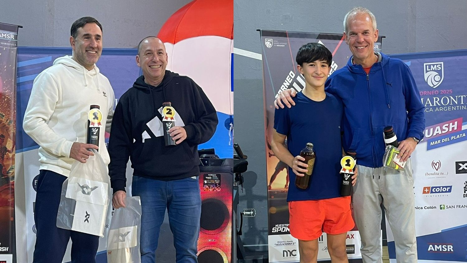 Galileo Climaco Y Tomás Decker, campeones en Master +40 y segunda categoría