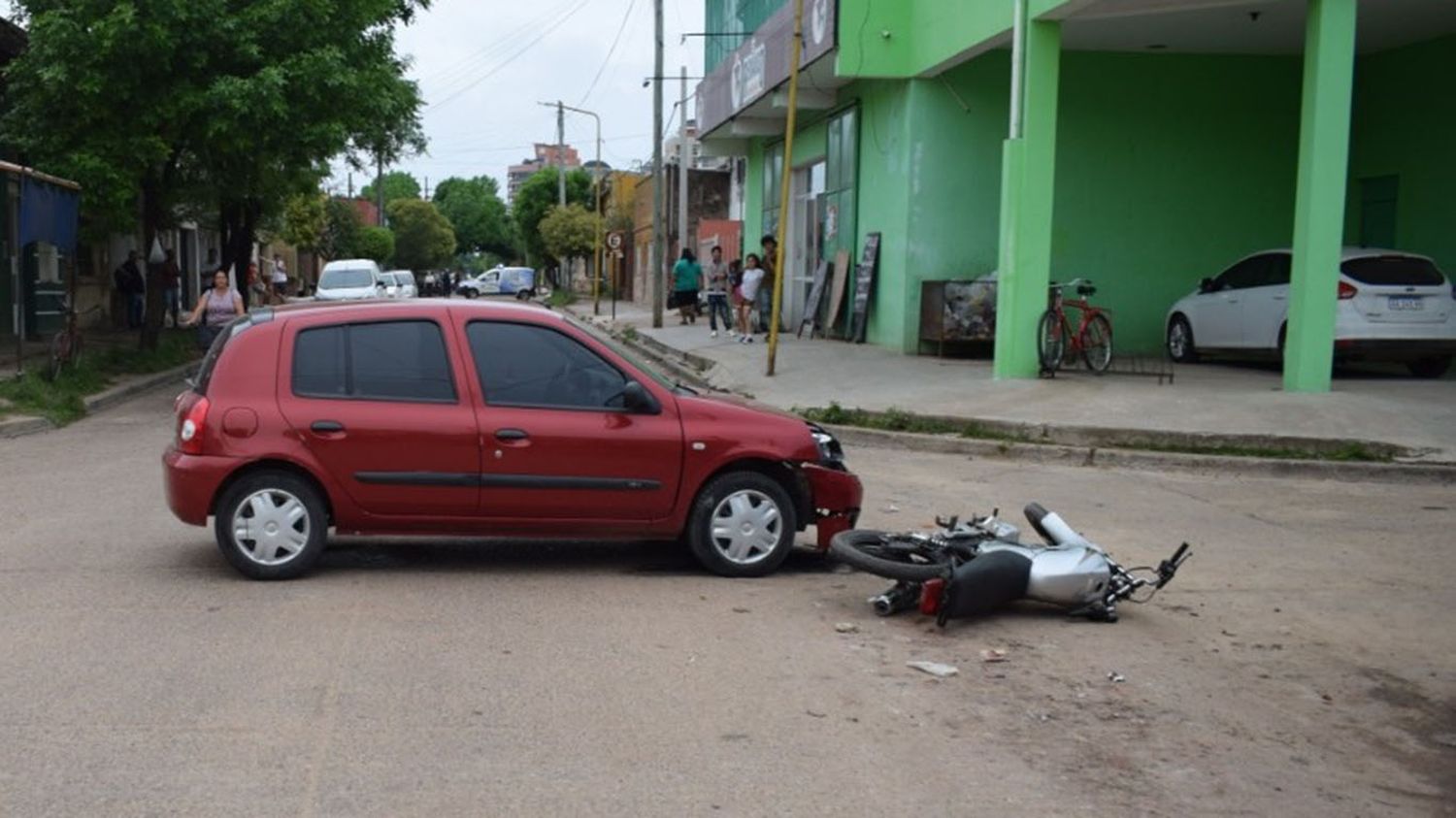 Choque con lesionado grave