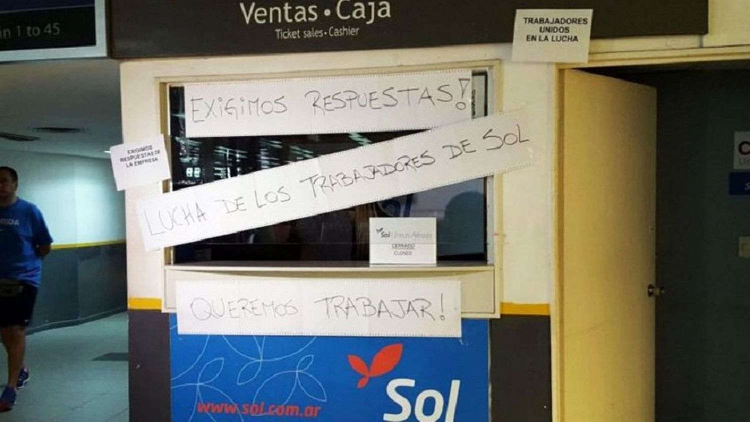 La Aerolínea Sol cesó sus actividades