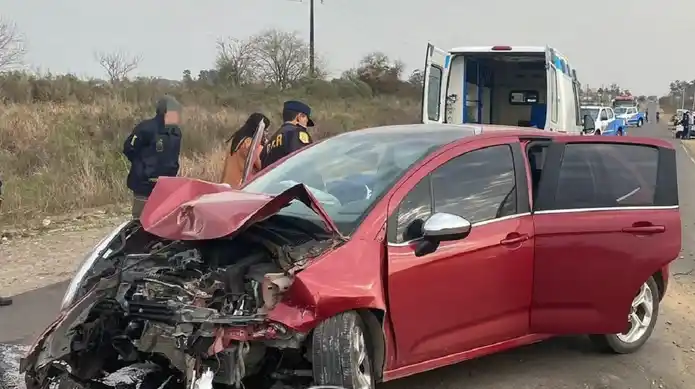 Integrantes de Agmer de Gualeguaychú sufrieron un accidente en la ruta provincial 38