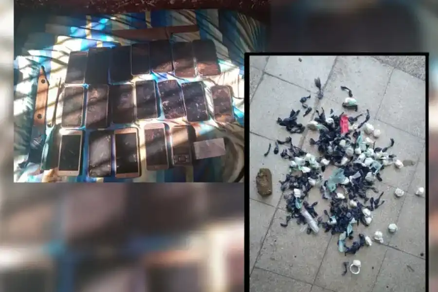 Secuestraron 50 celulares, dosis de cocaína y marihuana en el pabellón 1 de la cárcel de Coronda