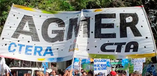 AGMER se adhiere al paro nacional de CTERA para el jueves 22 de junio