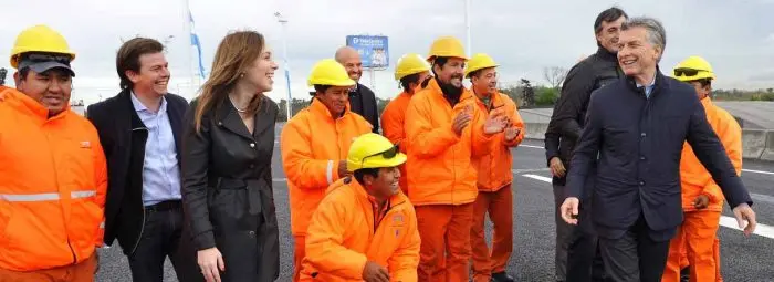 Macri y Vidal inauguraron obras en Puente de La Noria