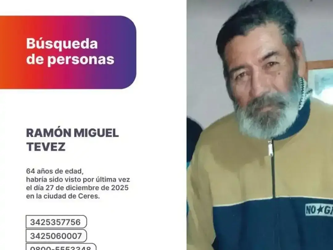 Hombre desaparecido