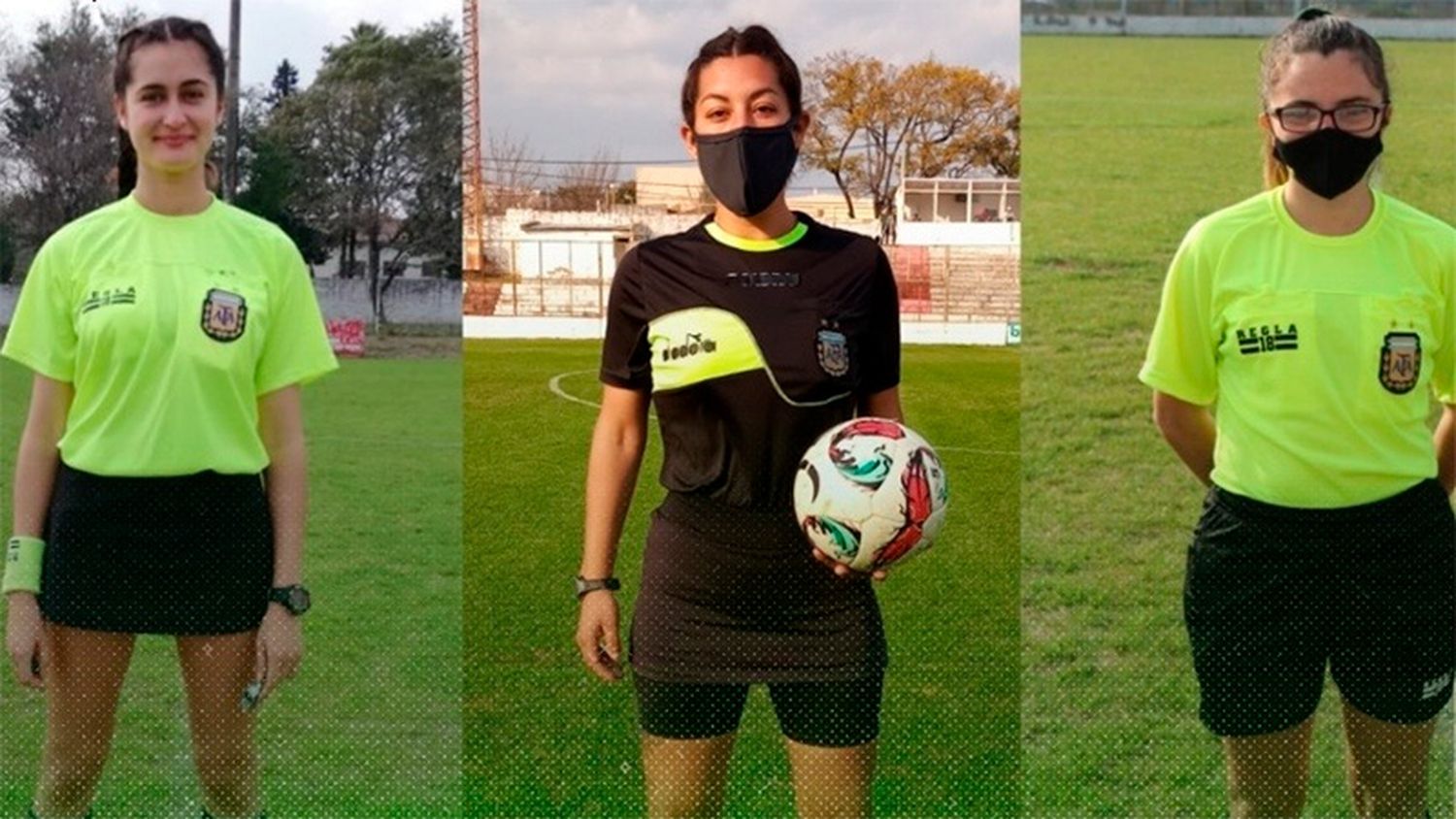 Tres mujeres debutaron como árbitras en partidos de la Liga Paranaense de Fútbol