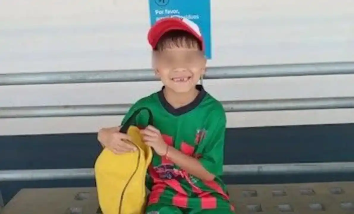 Thiago Correa tenía 7 años