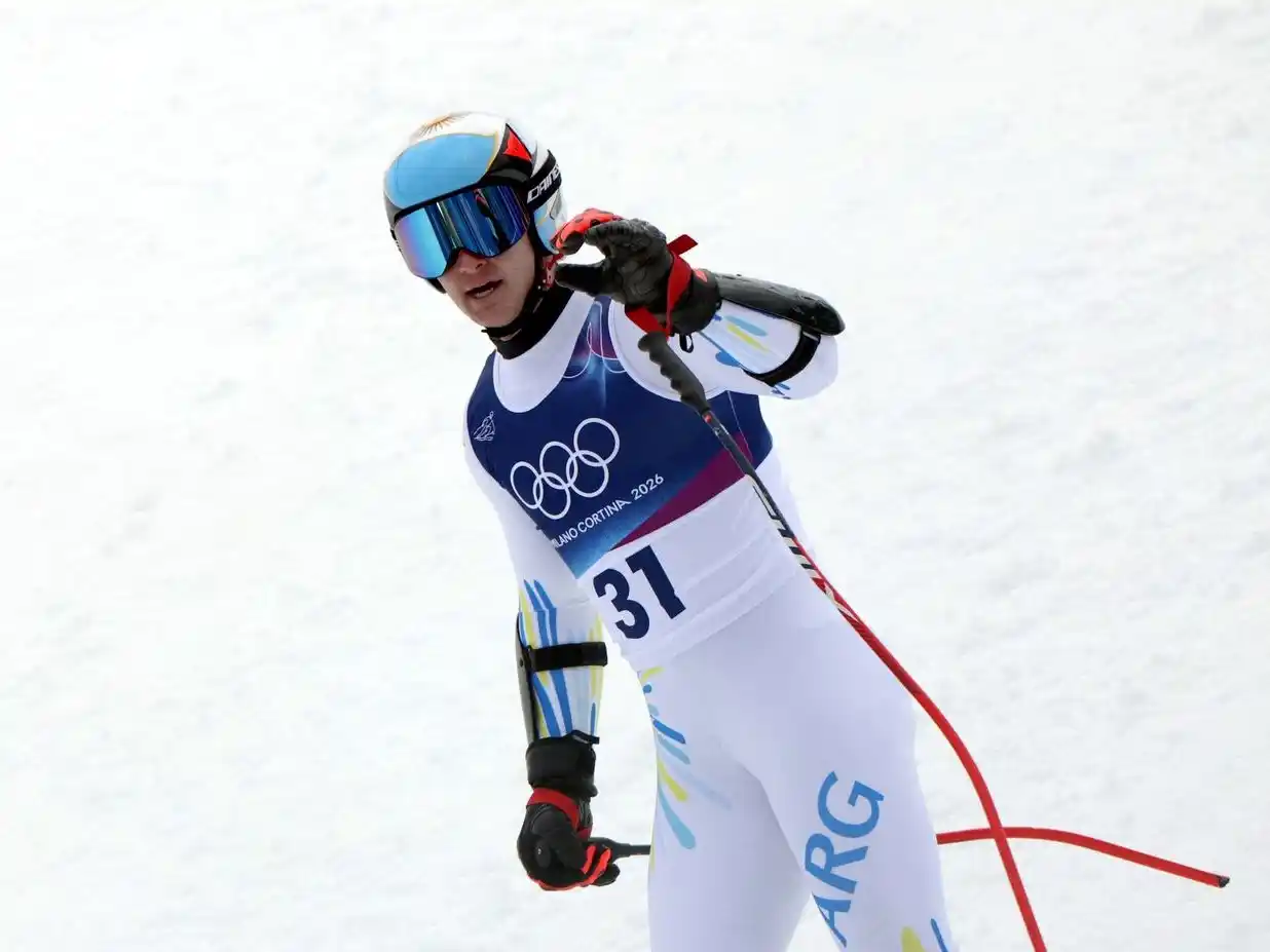 Tiziano Gravier terminó 28° en su debut en Súper G.