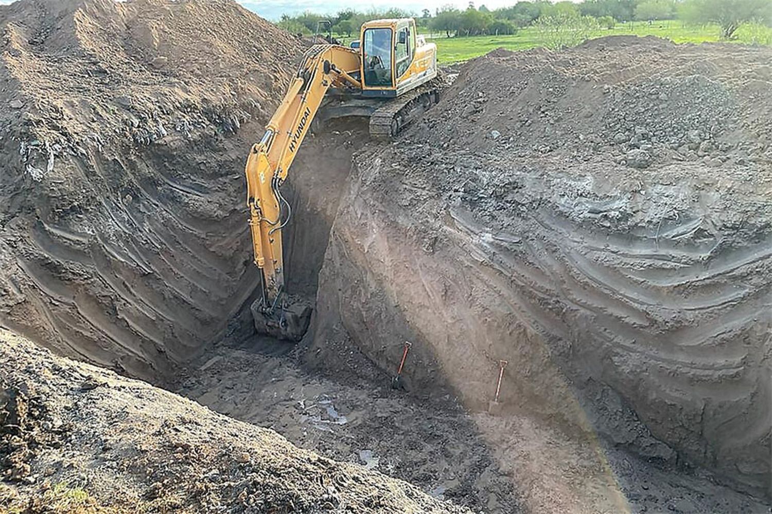 Amplían la obra del colector Quirós, en Gualeguay