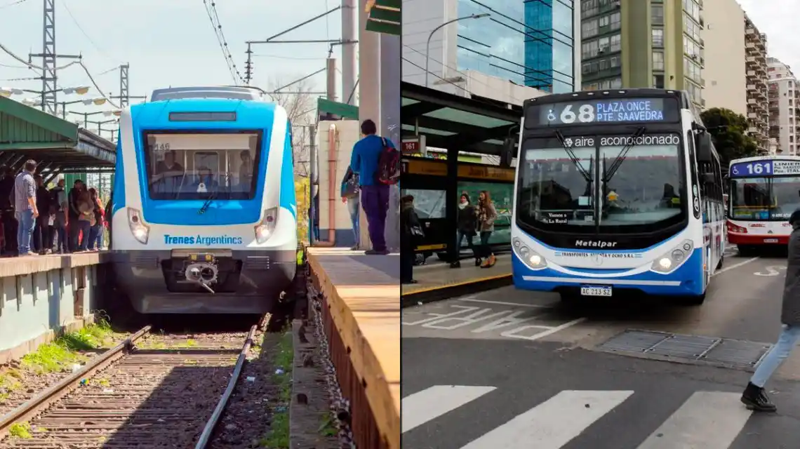 Ya rige el aumento de colectivos y trenes en área metropolitana