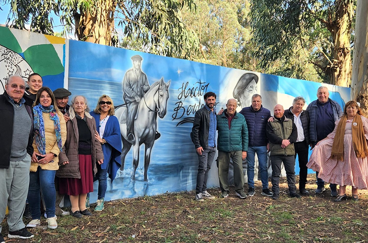 Con mucha emoción, la comunidad de Atlántida homenajeó a Héctor Berdasco