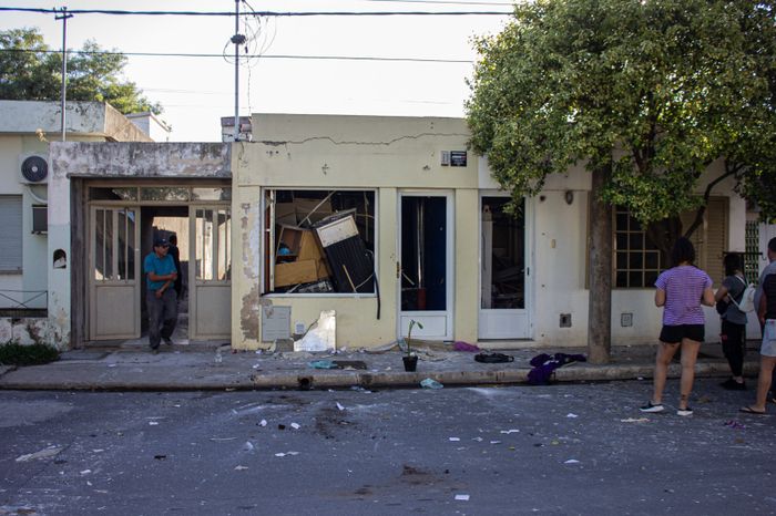 Sunchales por la explosión de una garrafa - 2