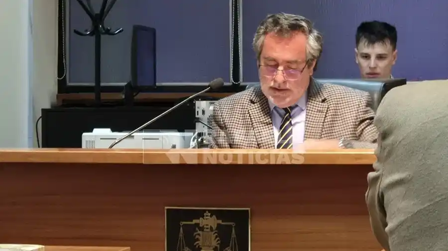 La audiencia en los tribunales rafaelinos (Gentileza: Rafaela Noticias)