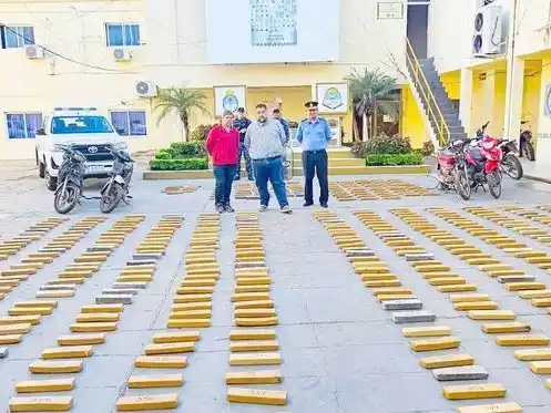 La Policía secuestró más 
de 620 kilos de marihuana