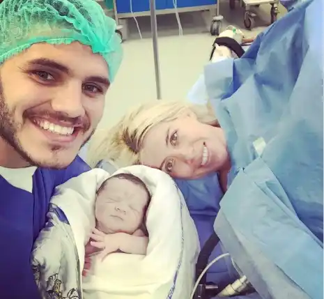 Nació Isabella, la hija de Wanda Nara y Mauro Icardi