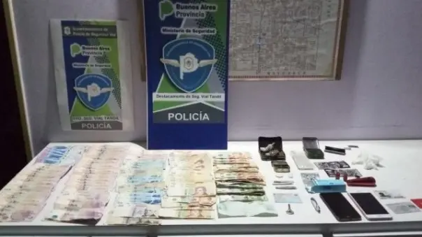 Pareja con drogas en la ruta 226