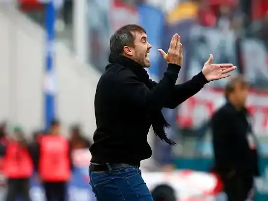 Coudet fue duro con sus jugadores.