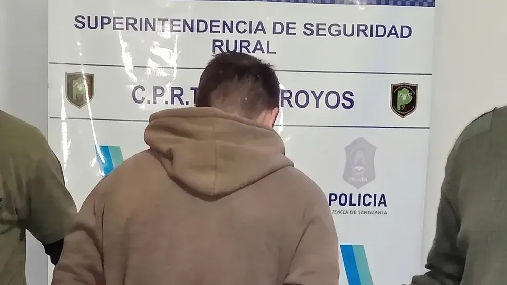 El aprehendido, un joven de 20 años