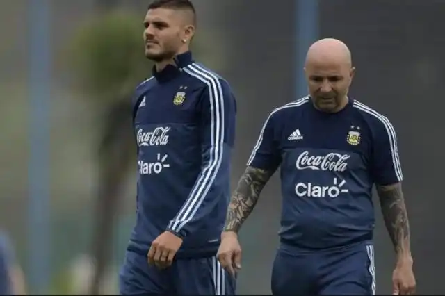 Las razones de Jorge Sampaoli para no llevar a Mauro Icardi al Mundial Rusia 2018