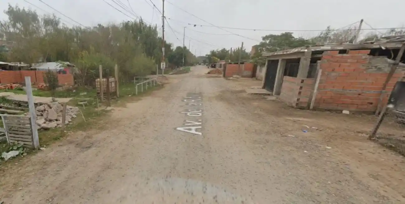 Avenida La Ribera, en inmediaciones de la zona donde ocurrió el crimen.