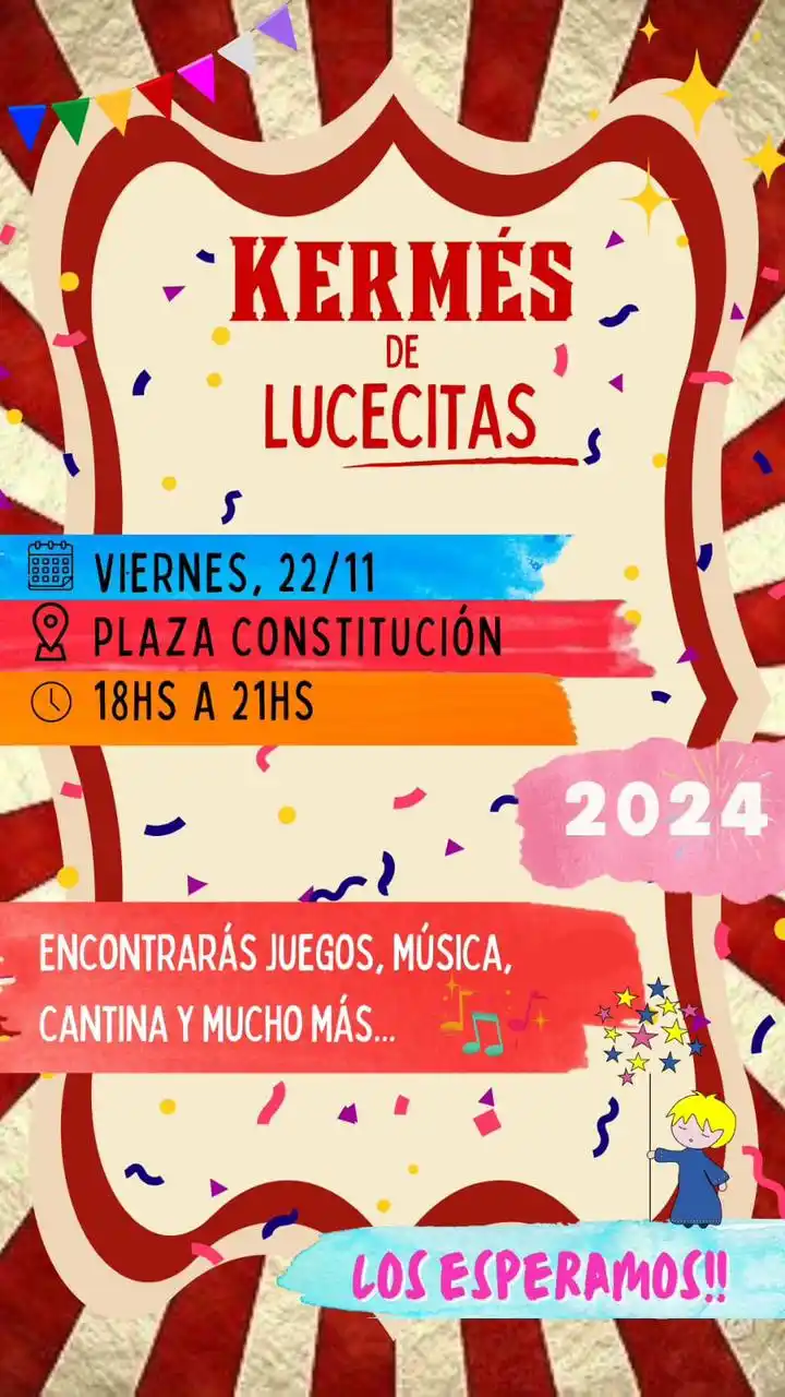 Nueva edición de la kermes de “Lucecitas”
