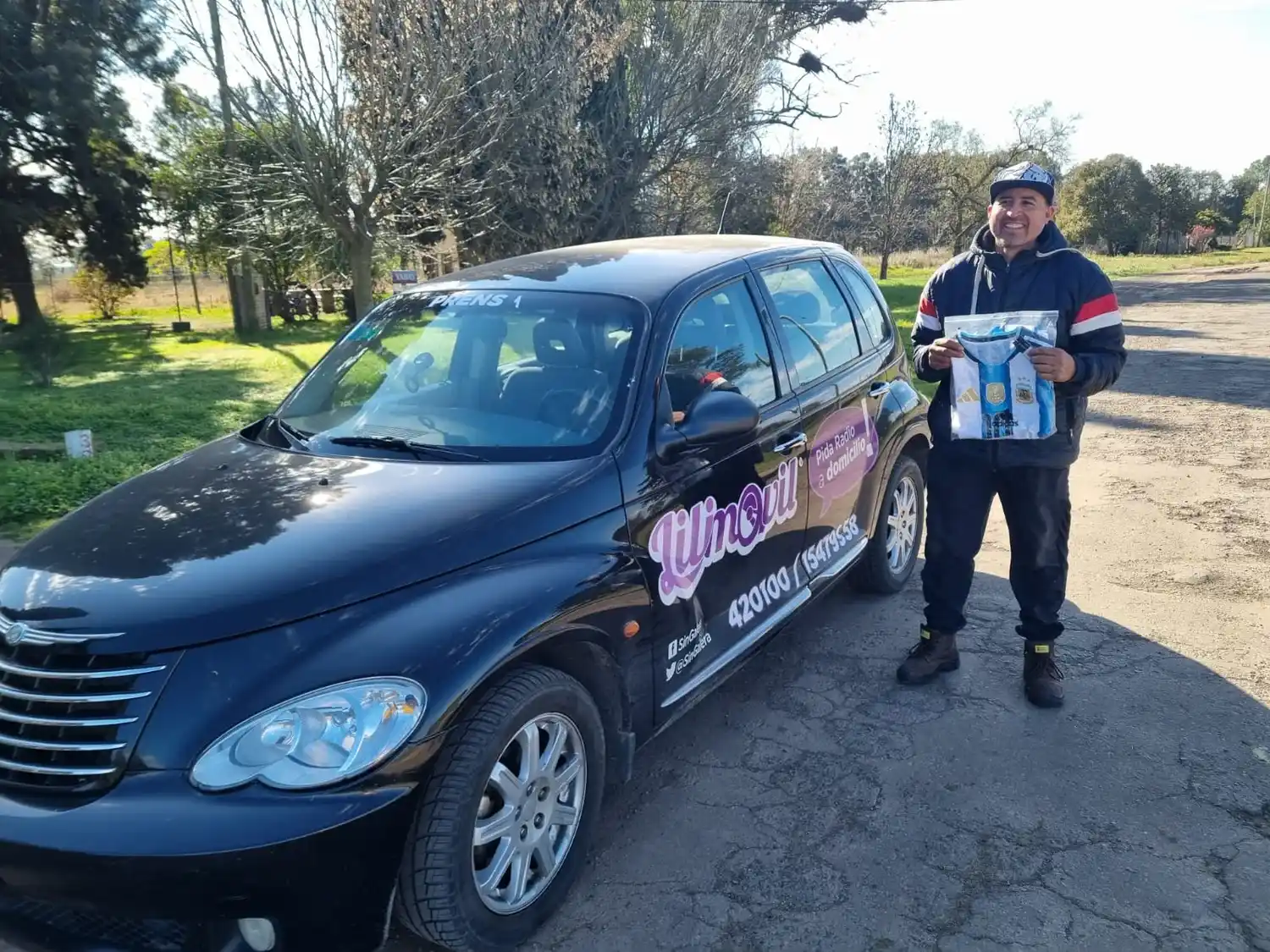 Abel Campos - ganador de la camiseta de Argentina de Menisale