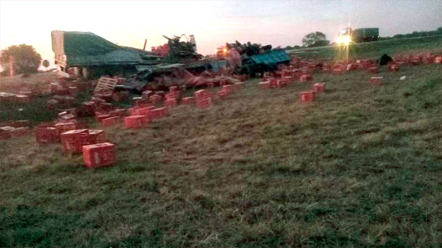 Otro trágico choque entre camiones: murió un chofer entrerriano y un joven está grave