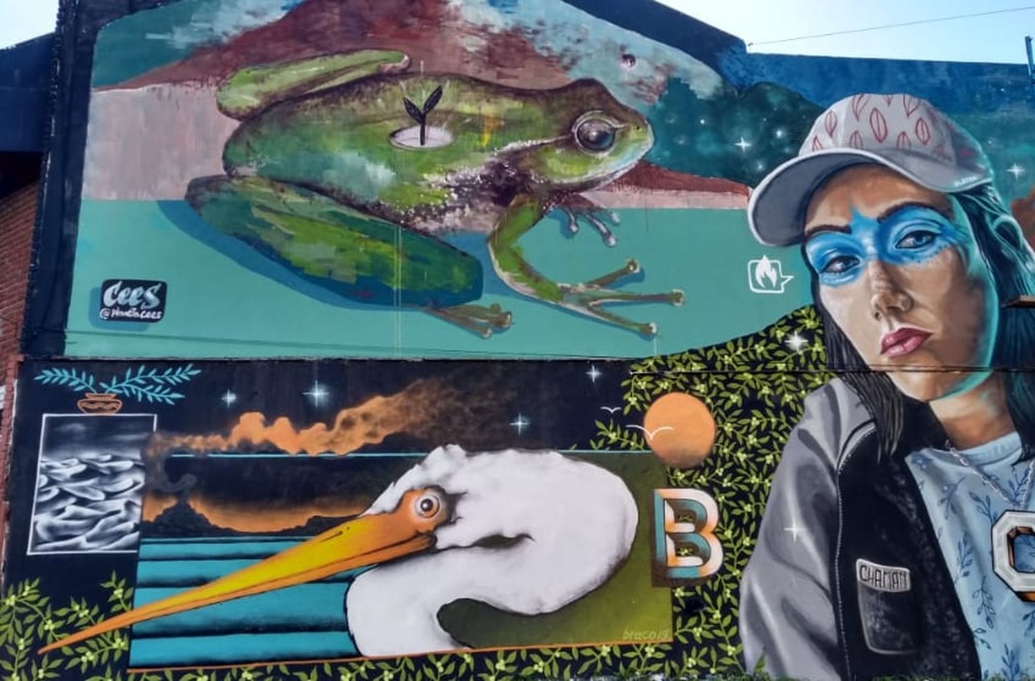 Más de 50 artistas llenaron de color la Vía Orgánica con sus murales