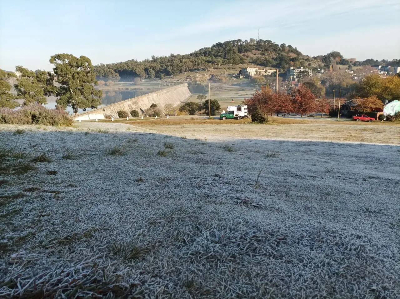 Helada en la zona del Fundidor (ARCHIVO EL ECO)