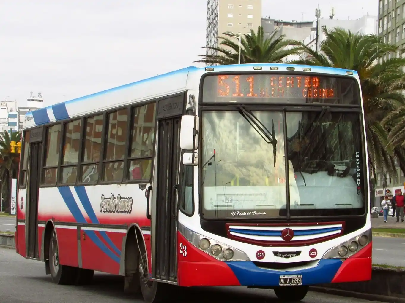 El siniestro ocurrió a bordo de una unidad de la Línea 511.