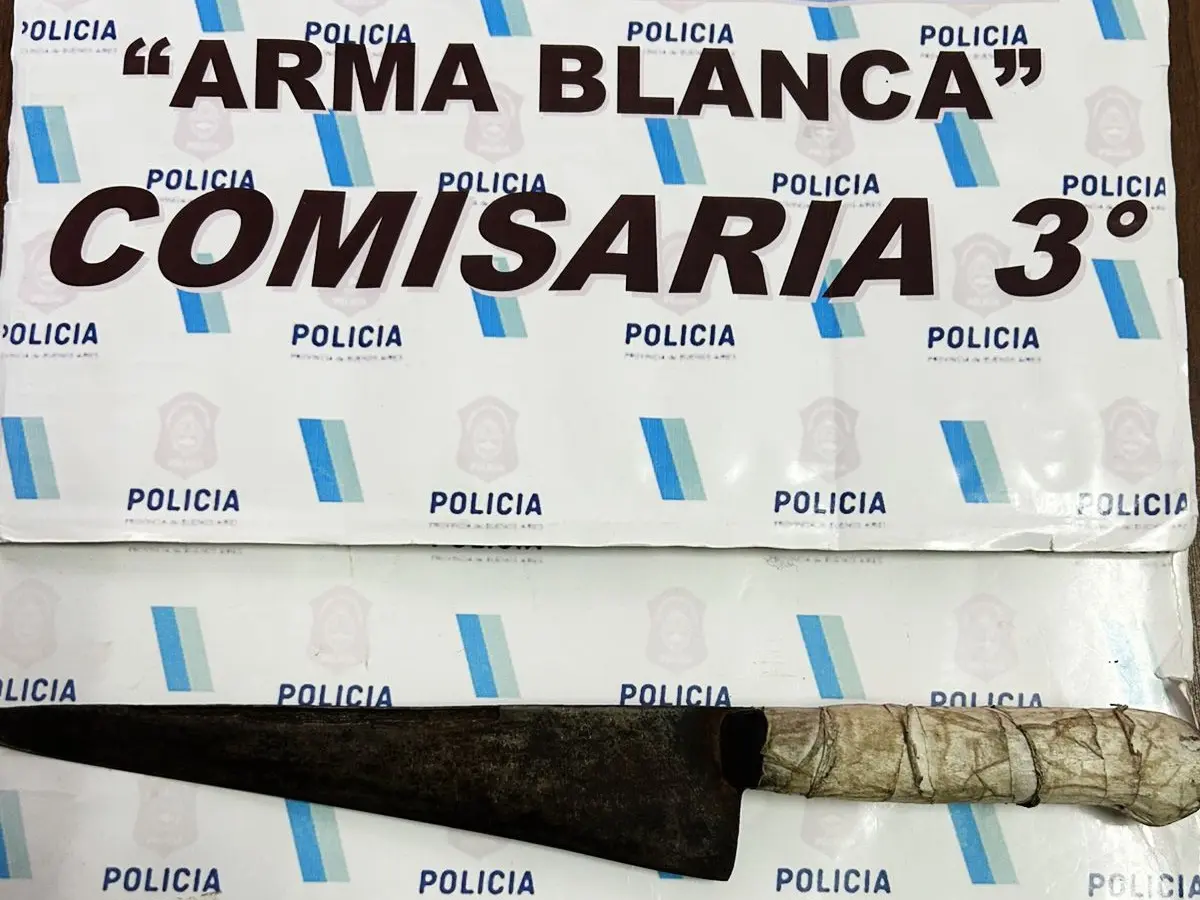 El cuchillo secuestrado