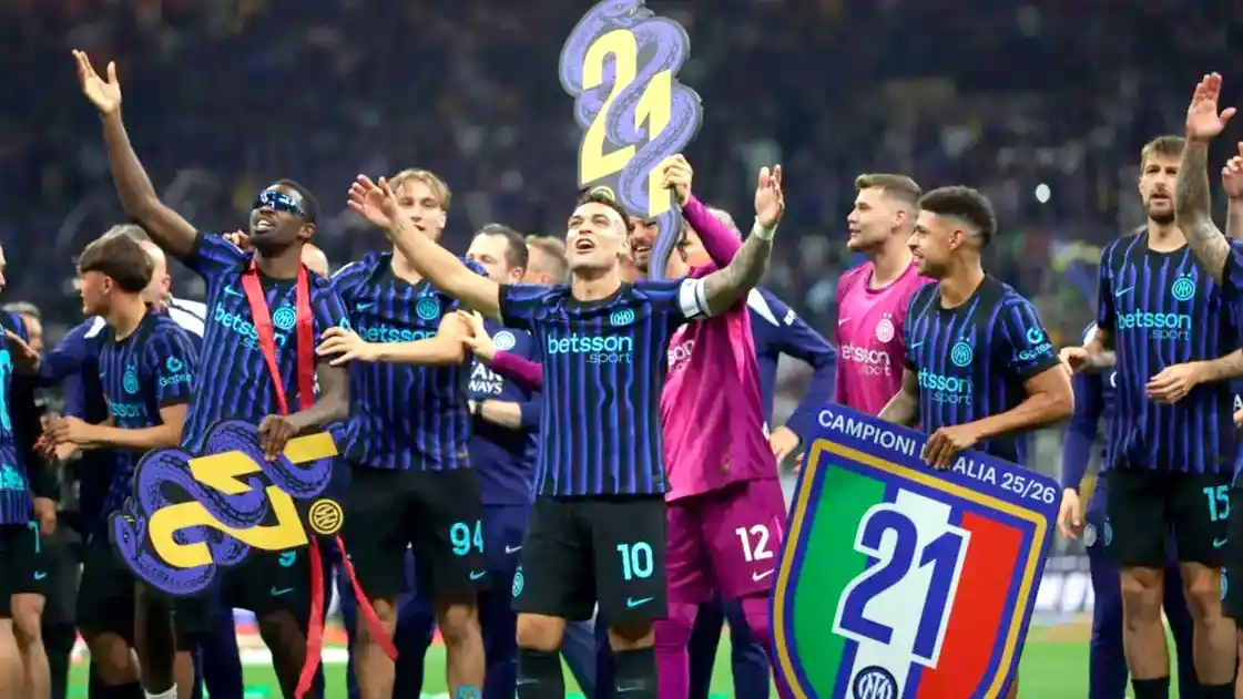 Volvió Lautaro Martínez, dio una asistencia e Inter se consagró campeón en Italia