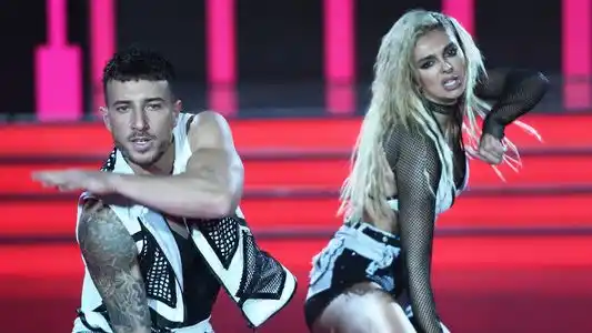 La pareja más apasionada del certamen