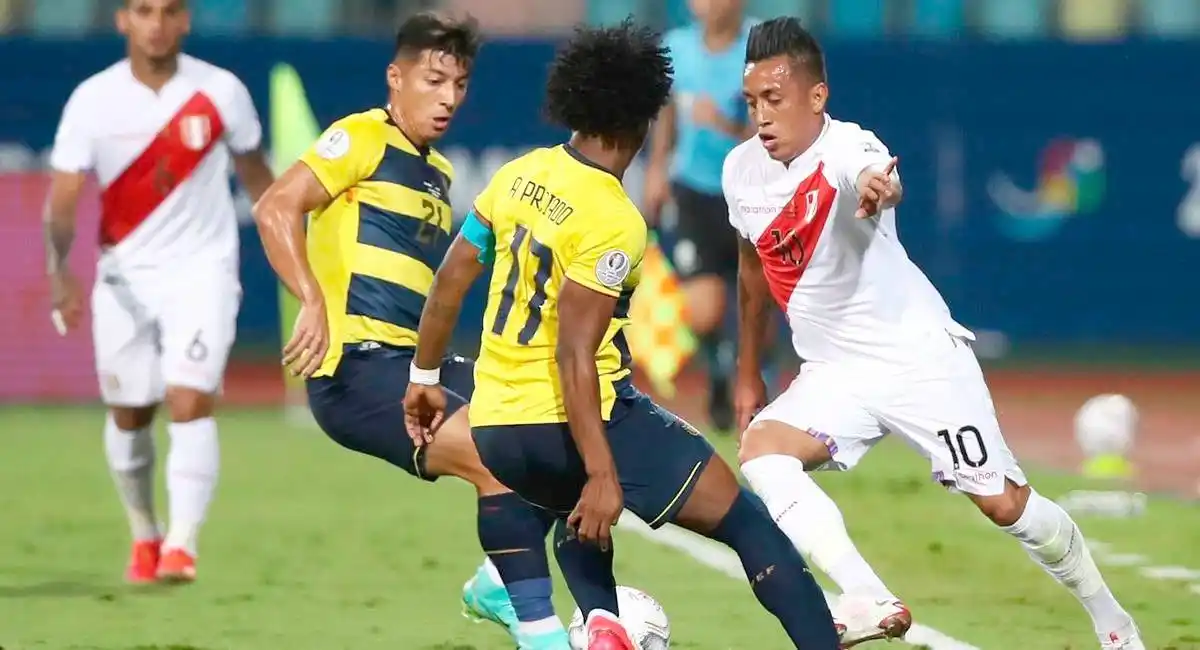 En un partido lleno de goles, Perú y Ecuador empataron en la Copa América