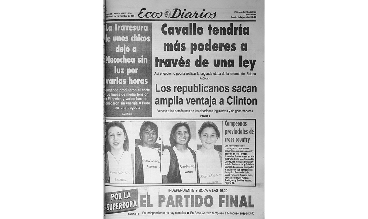 Miércoles 9 de noviembre de 1994