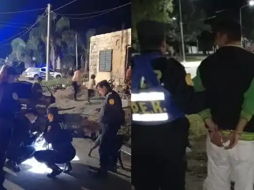 Estaban discutiendo y uno sacó una "tumbera" para atacar al otro grupo: hay un detenido