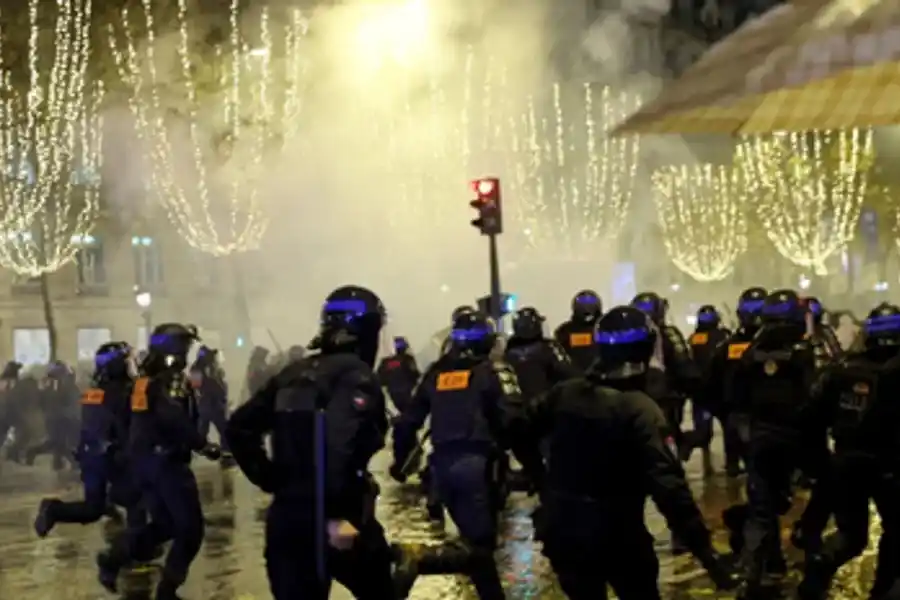 Incidentes en Francia tras la derrota en la final