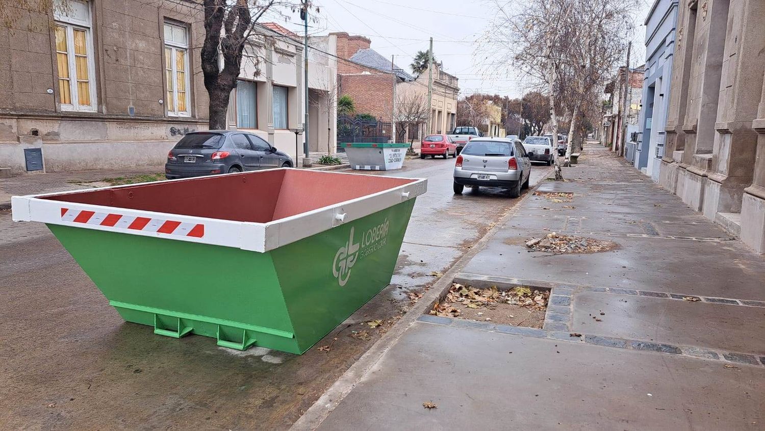 Pusieron en marcha el uso de contenedores para residuos de obra y bolsones para materiales en Lobería