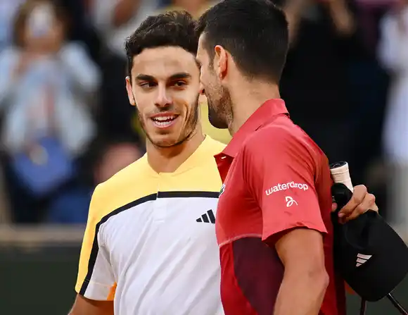 Cerúndolo cayó ante Djokovic en los octavos de final de Roland Garros