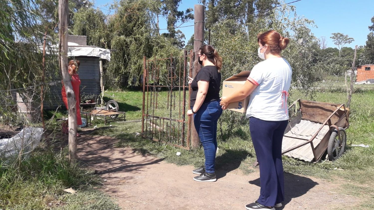 Con el éxito de siempre volvieron a vacunar en La Movediza y aplicaron casi 500 dosis contra el Covid