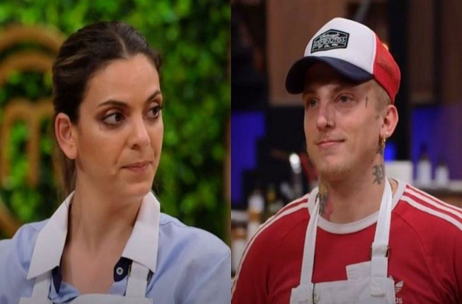 Se sacaron chispas: inesperado cruce entre Belu Lucius y el Polaco en MasterChef