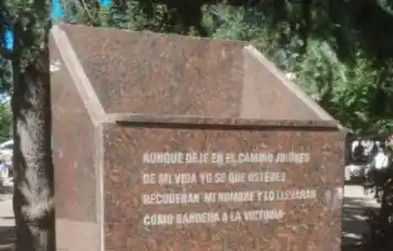 La pieza de bronce estaba emplazada en Luro y 14 de Julio de la ciudad balnearia.