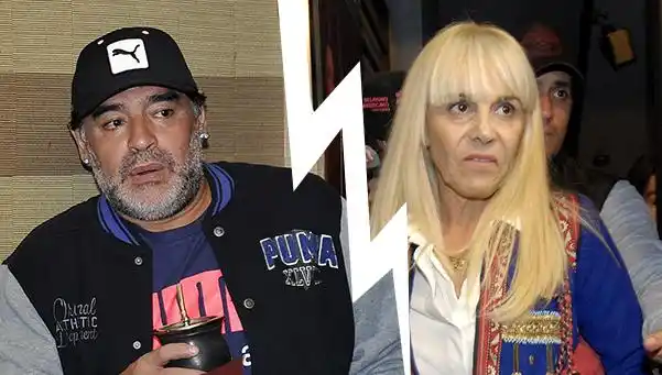 El durísimo comunicado de Maradona contra Claudia Villafañe