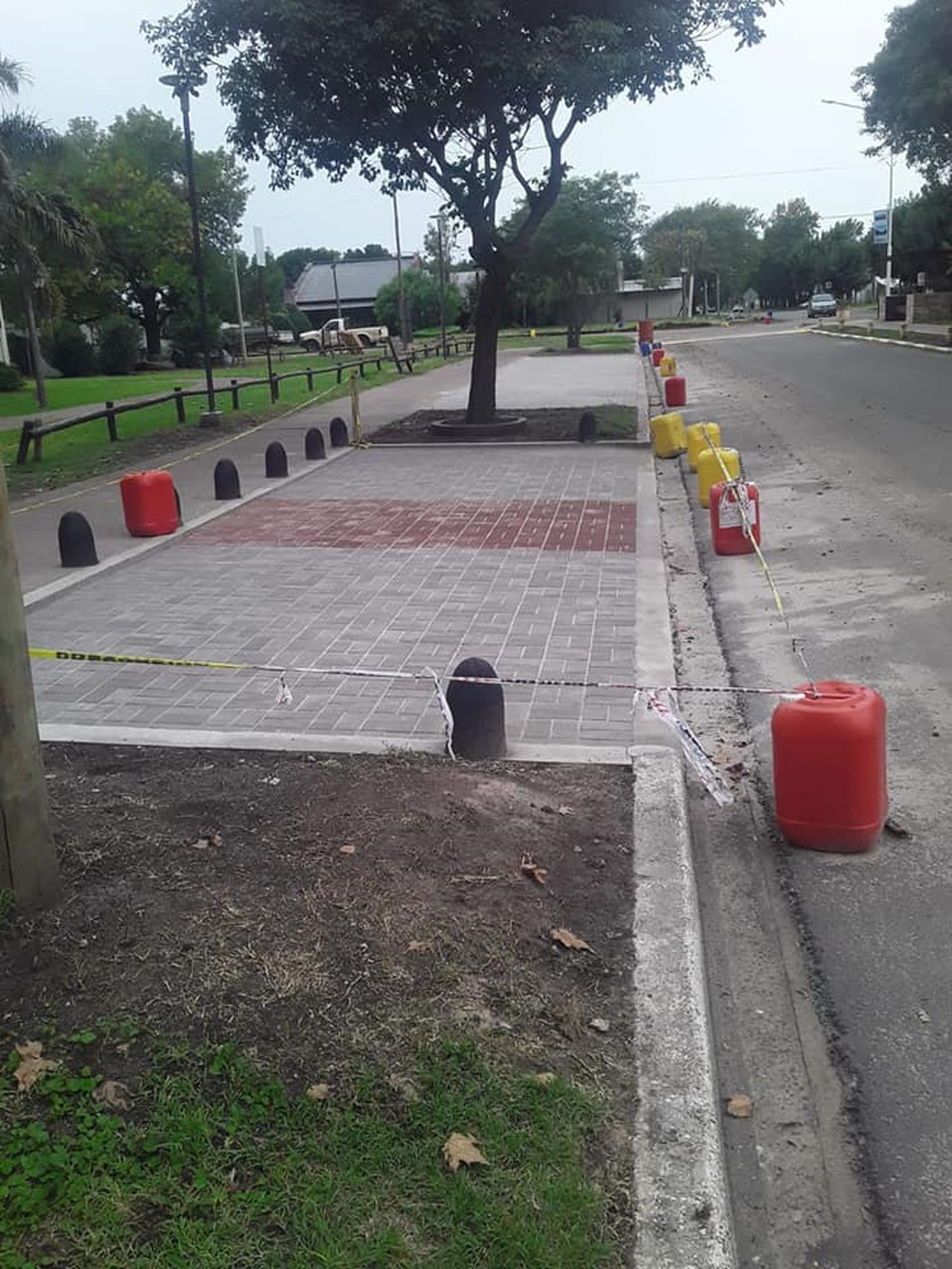 General Galarza: continúan las obras en el Boulevard