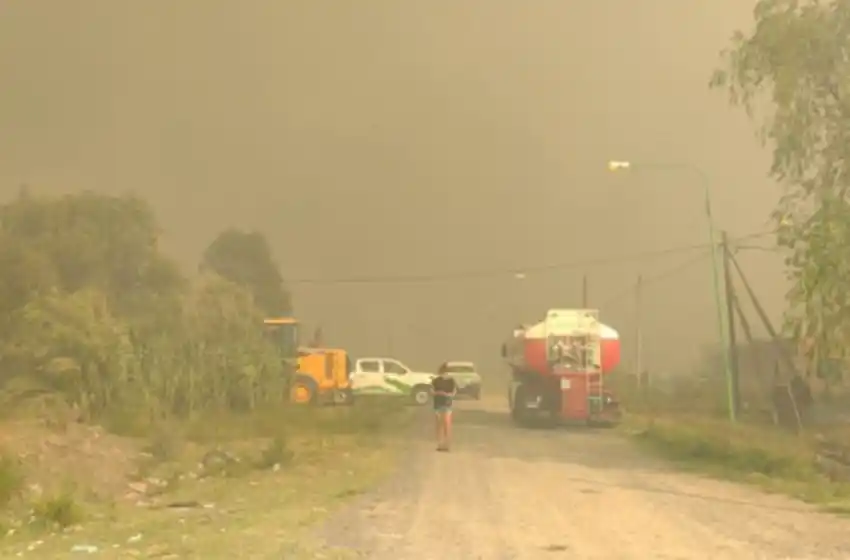 Se incendia una reserva en Punta Lara y el humo afecta a la capital bonaerense