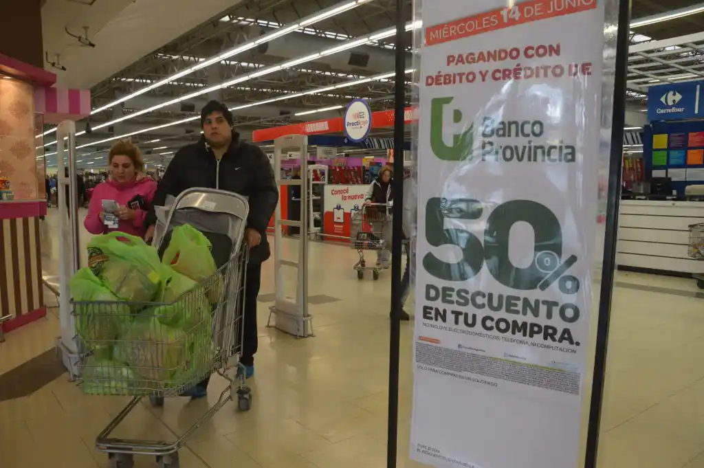 Arranca otro supermiércoles de descuentos para clientes del Banco Provincia