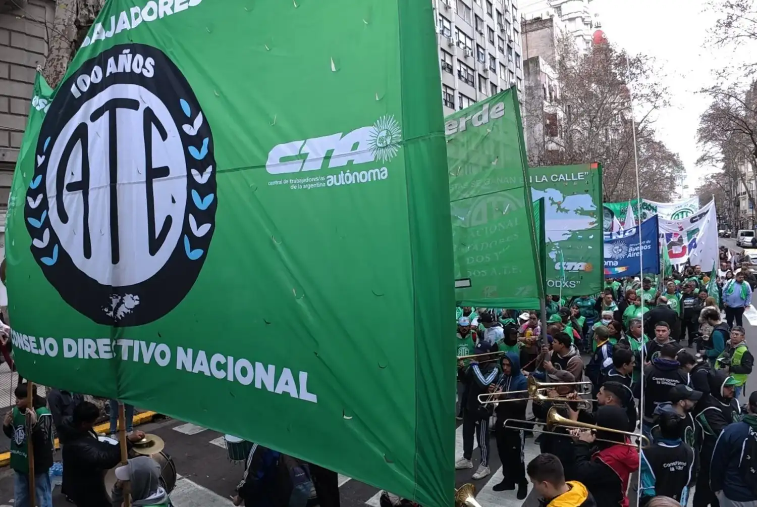 La Asociación de Trabajadores del Estado (ATE) marchará este jueves al Ministerio de Defensa.