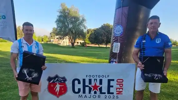 El footgolf tandilense descolló en Chile